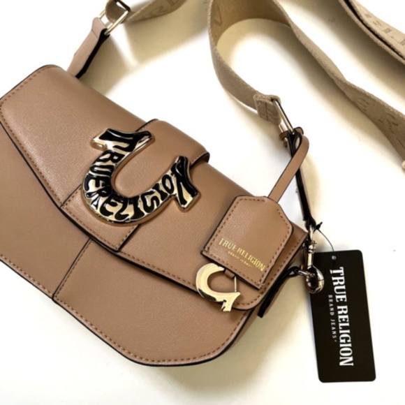 True Religion Handbags - NWT Original TRUE RELIGION Shoulder Flap Bag Crossbody Signature Logo Horseshoe
